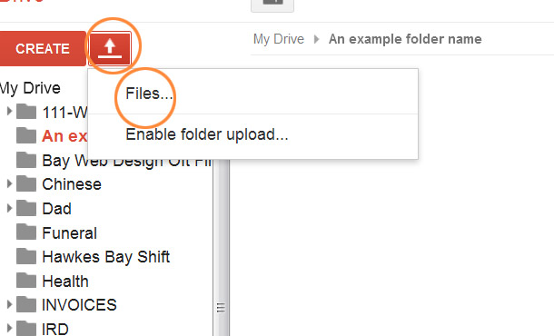 Google Drive Instructions Step 5