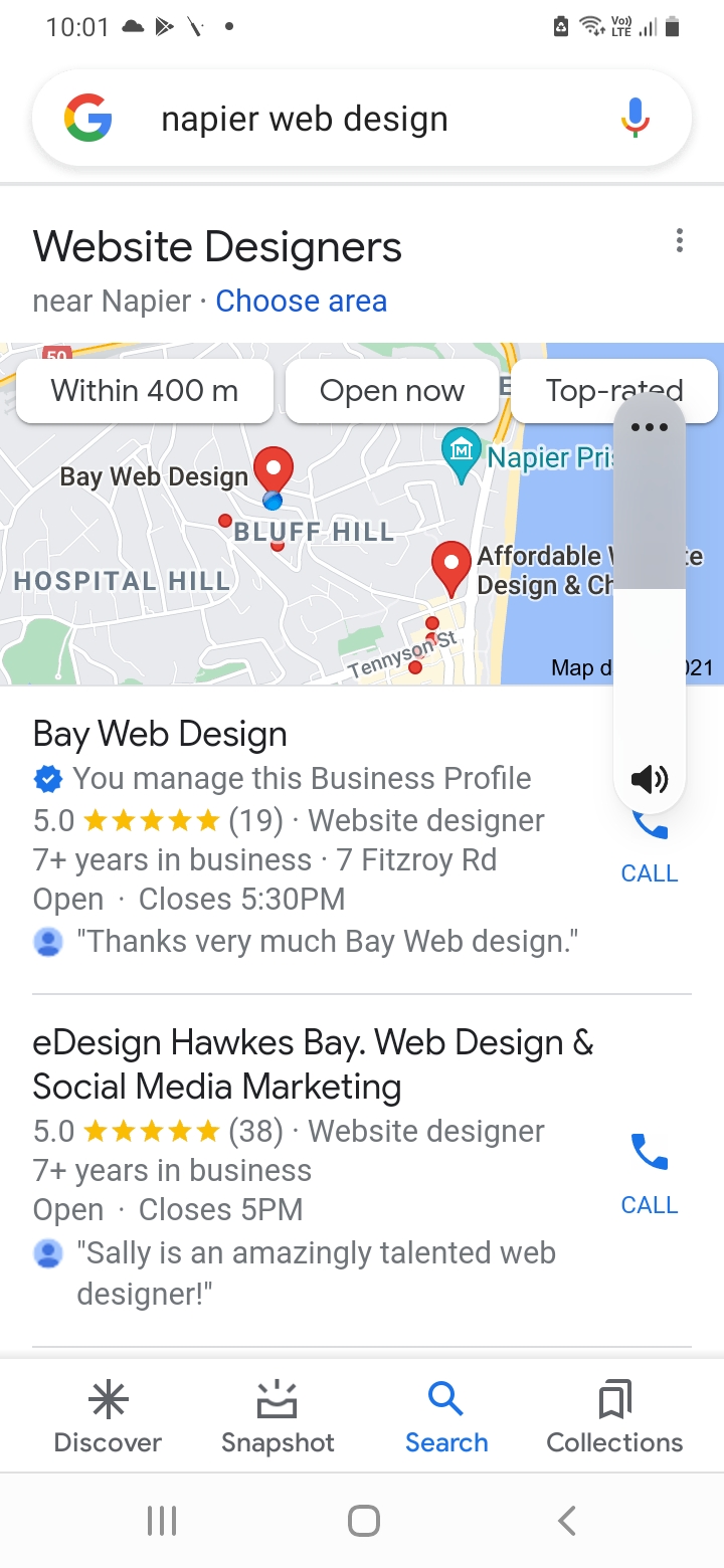 Google My Business Napier